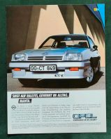 Opel Manta GT/E Werbung 1984 Niedersachsen - Velpke Vorschau