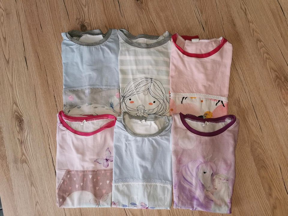 Kinderkleidung handmade Tshirt Gr. 122/128 CropTop in Delitzsch