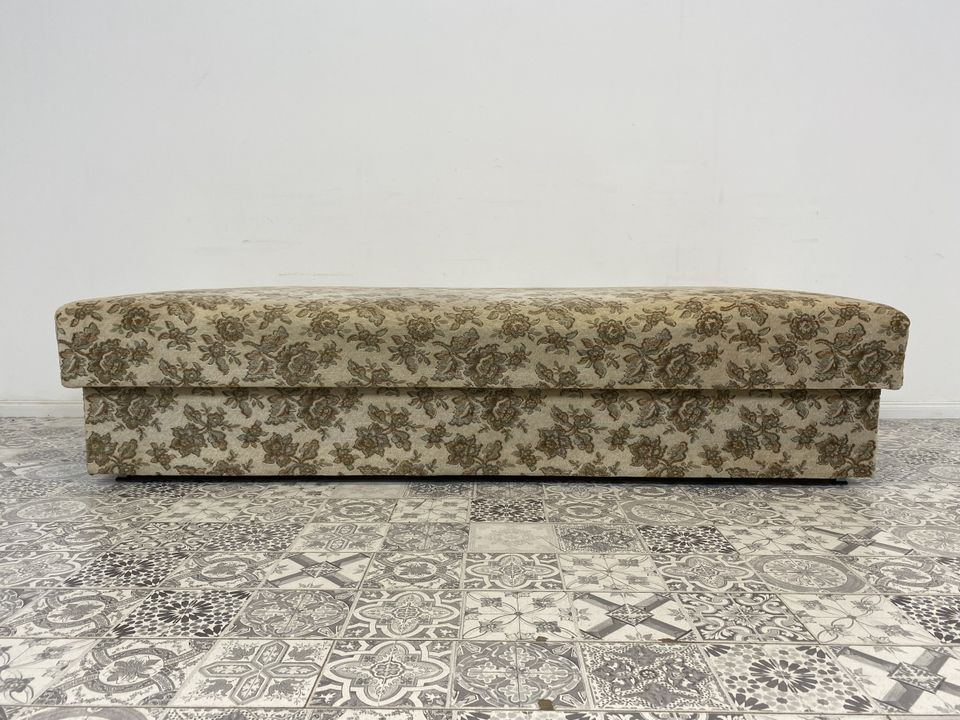 WMK Raumaufhellendes und gut erhaltenes Vintage Daybed mit Bettkasten # Liege Tagesbed Sofa Couch Recamiere Retro 60er 70er - Lieferung möglich in Berlin
