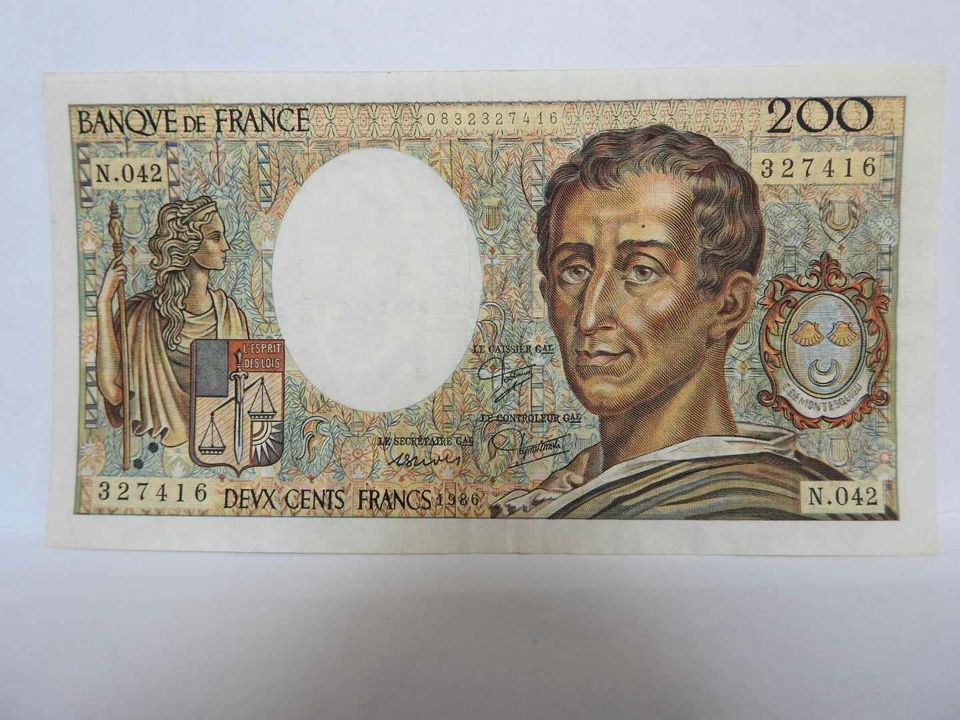 200 Francs 1986  F.70.06 in Wülfrath