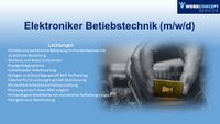 Elektroniker Betriebstechnik (m/w/d) Thüringen - Gotha Vorschau