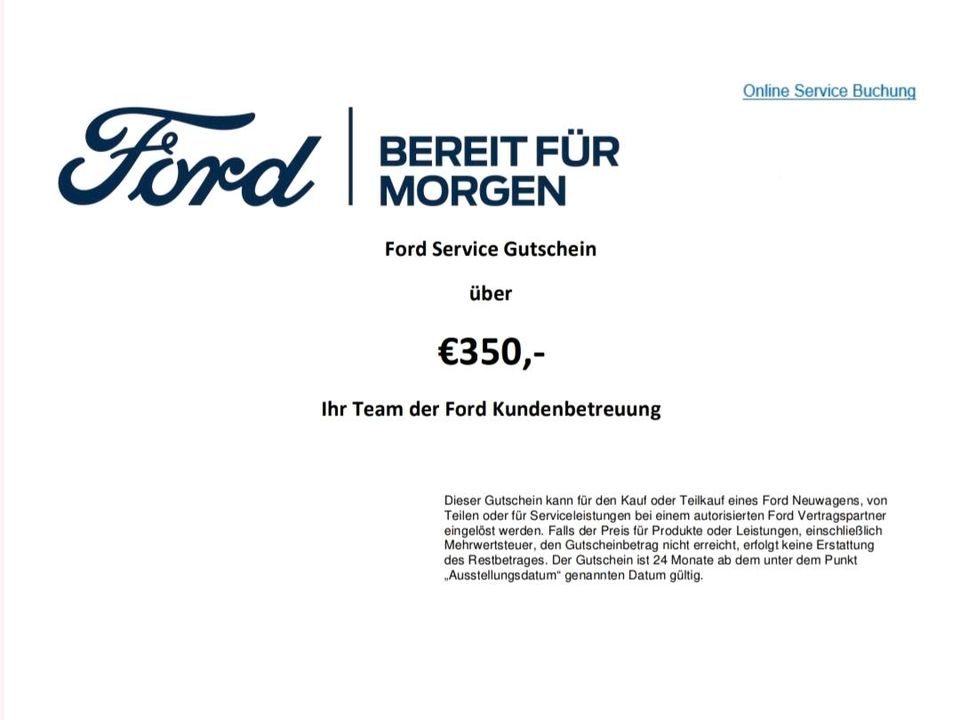 Ford Gutschein 350€ QR-Code in Kassel