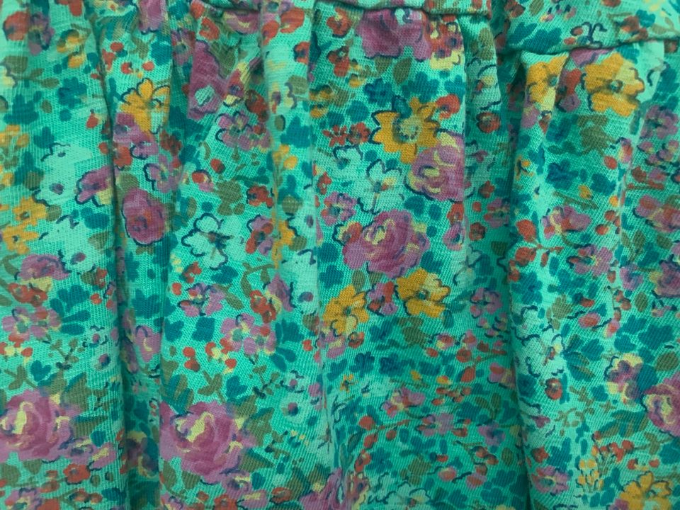 Next Jersey Kleid Blumen türkis grün Gr. 98-TOP ZUSTAND! in Solingen