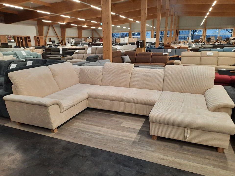 Wohnlandschaft Kopf-,Bett-Funktion 3 Farben Sofa UVP 3849,- NEU in Bielefeld