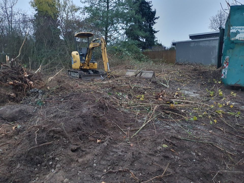 Räumen, Roden und Planieren von Grundstücken, Abrissarbeiten in Heinsberg