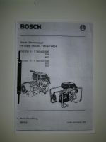 Bosch Stromerzeuger G2000 s G2400 s Reparaturanleitung Nordrhein-Westfalen - Schwerte Vorschau