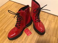 Knöchelhohe rote Lack Schuhe, Größe 38, S.Oliver, NEU mit Etikett Brandenburg - Potsdam Vorschau