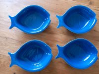 4 Blaue Schüsseln in Fishform aus Keramik Friedrichshain-Kreuzberg - Friedrichshain Vorschau