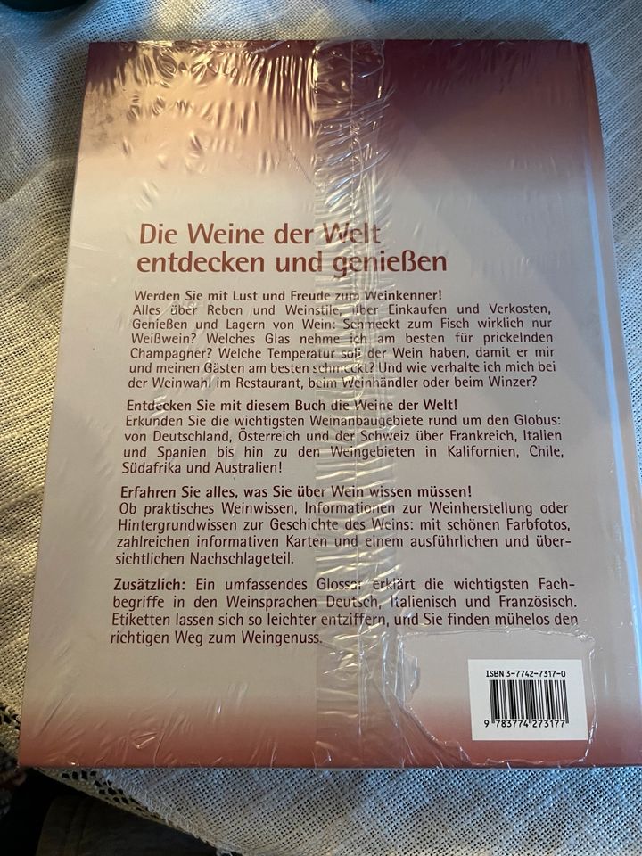 Buch „Wein - Die Weine der Welt entdecken und genießen“ NEU + OVP in Soest