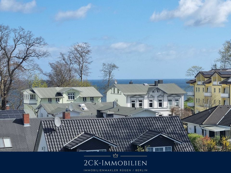 Attraktiv, zentral, strandnah, ruhig: drei Zimmer Eigentumswohnung mit Meerblick, Ostseebad Göhren! in Goehren