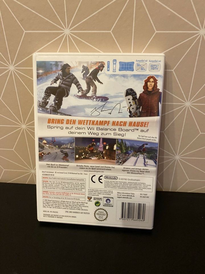 Nintendo Wii Shaun white Snowboarding world Stage in Jüterbog