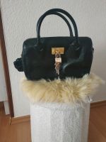 DKNY Leder Handtasche Satchel schwarz gold Tasche Baden-Württemberg - Pforzheim Vorschau