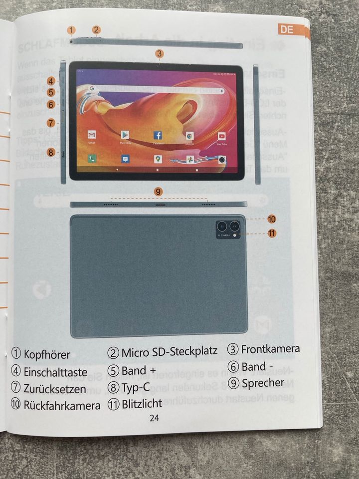 Android Tablet mit Tastatur in Pforzheim