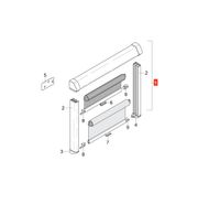 Kombi-Rollo Rastr.3000-R770x950-F700x900-RAL9016-m.F m.Federm. Dortmund - Brackel Vorschau