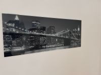 Artland Glasbild Manhattan Skyline Brroklyn Bridge new york bild Hessen - Lich Vorschau