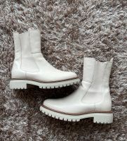 Boots Stiefeletten beige Leder 38 neuwertig Niedersachsen - Diepholz Vorschau