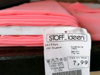 5,50 Meter, Stoff, Chiffon in Aprikot/ rosa Bayern - Neustadt Vorschau