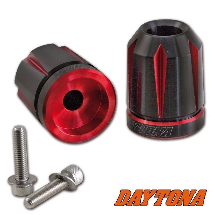 Daytona Lenkergewichte "Scratch", rot eloxiert, 8mm Kawasaki Syst in Bielefeld