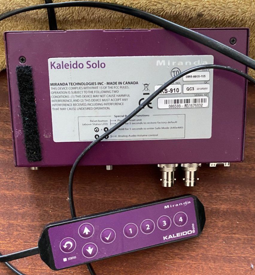 Miranda Kaleido Solo 900 SDI to HDMI Monitor Adapter in Berlin
