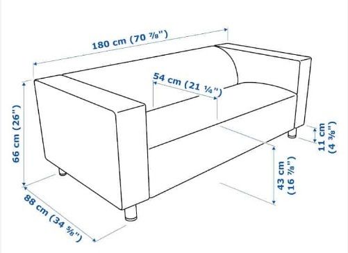 Ikea 2-er Sofa Klippan in Eigeltingen