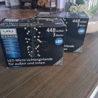 2 x 3 m LED Micro Lichterkette Büschellichterkette warmweiß Hessen - Gründau Vorschau