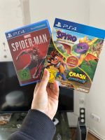 PS4 Spiele Spiderman Spyro und Crash Bandicoot Leipzig - Altlindenau Vorschau