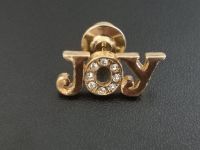 Vergoldeter Pin/Anstecker Joy mit 8 weißen Steinen von AVON. Niedersachsen - Kirchlinteln Vorschau