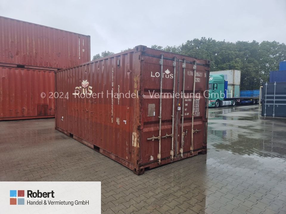 20 Fuß Lagercontainer, gebraucht Seecontainer, Container, Baucontainer, Materialcontainer in Ascheberg