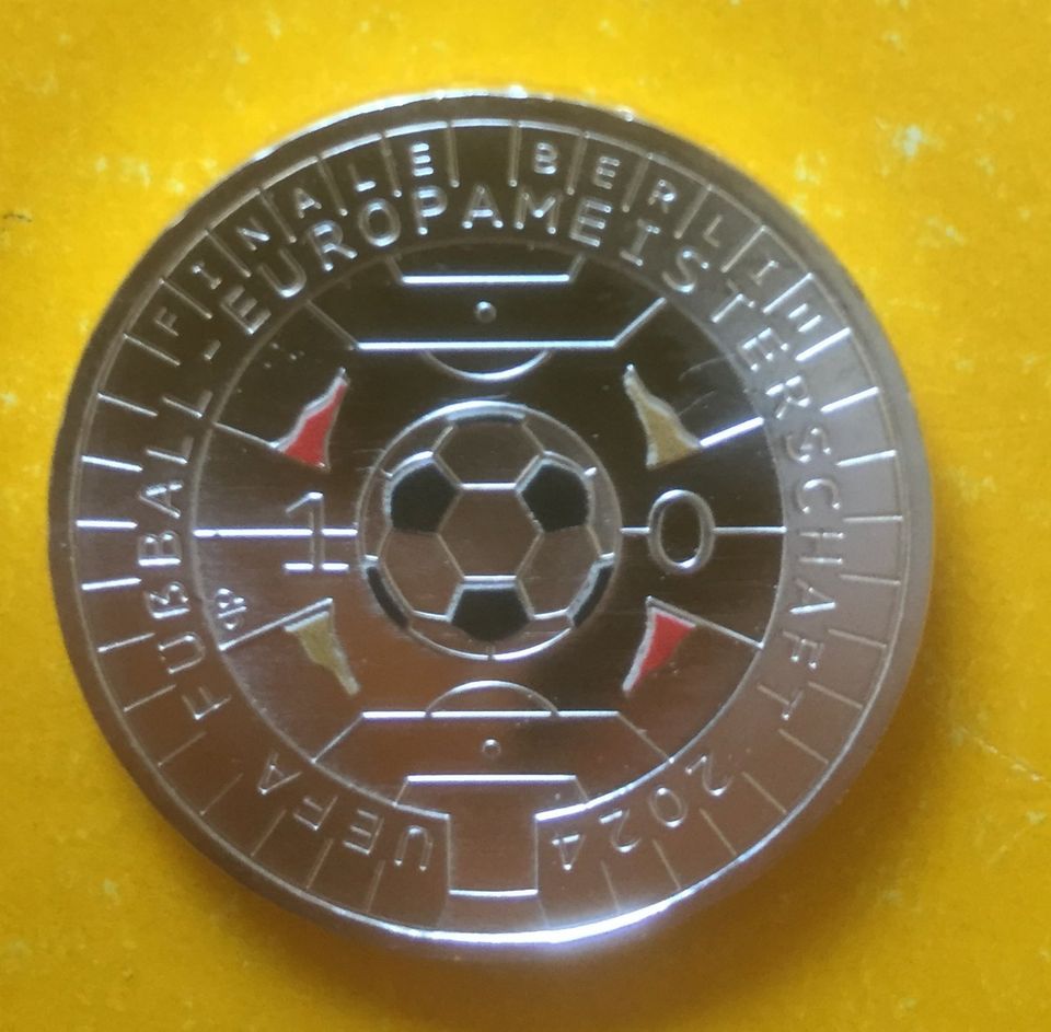 11 Euro Münze "Fußball Europameisterschaft" 2024 Silber 500 "A" in Freiburg im Breisgau