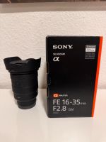 Sony FE 16-35 mm f/2.8 GM Objektiv SEL1635GM OVP & wie Neu Frankfurt am Main - Nordend Vorschau