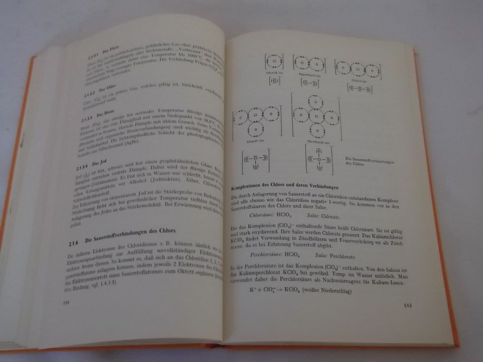 LEHRBUCH DER CHEMIE FÜR DEN TECHNISCHEN UNTERRICHT in Schwarzenbach am Wald