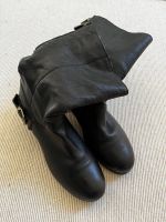 schwarze Leder Stiefel Schuhe Designer Lav Artigiana 39 Lammfell Berlin - Steglitz Vorschau