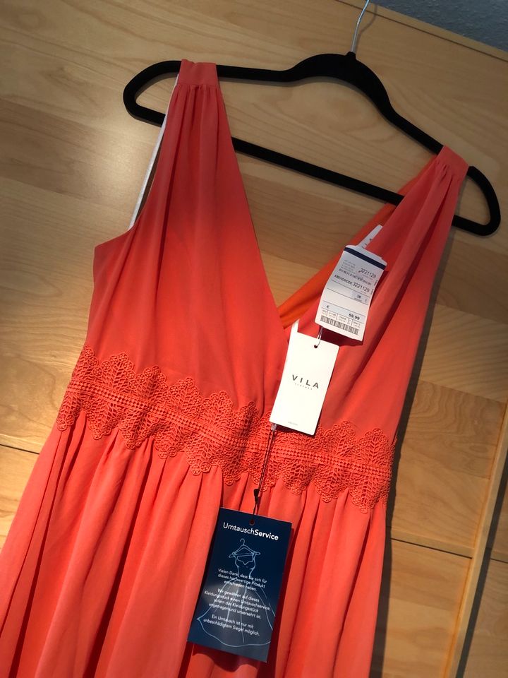 NEU VILA 38 M L Kleid lang Maxikleid Ballkleid Abschlusskleid in Kiel