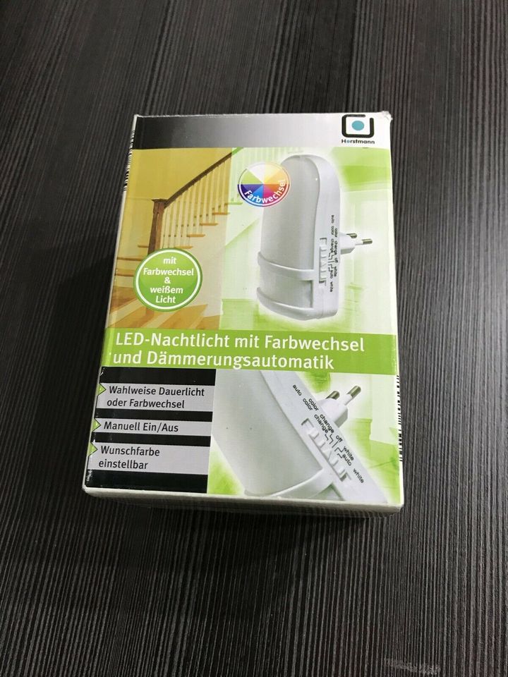 LED Nachtlicht mit Farbwechsel und Dämmerungsautomatik NEU ** in  Baden-Württemberg - Neuhausen ob Eck | Lampen gebraucht kaufen | eBay  Kleinanzeigen ist jetzt Kleinanzeigen