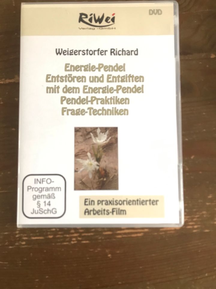 Richard Weigerstorfer DVD ∣ Energetik Pendel Tensor Riwei Verlag in Willich
