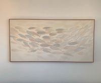 Gemaltes Leinwandbild, Fischschwarm, ungeöffnet, 142 cm x 72 cm Baden-Württemberg - Biberach an der Riß Vorschau