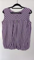 Bluse 42 XL 44 Zara Vichy Karo lila violett weiß Nordrhein-Westfalen - Pulheim Vorschau