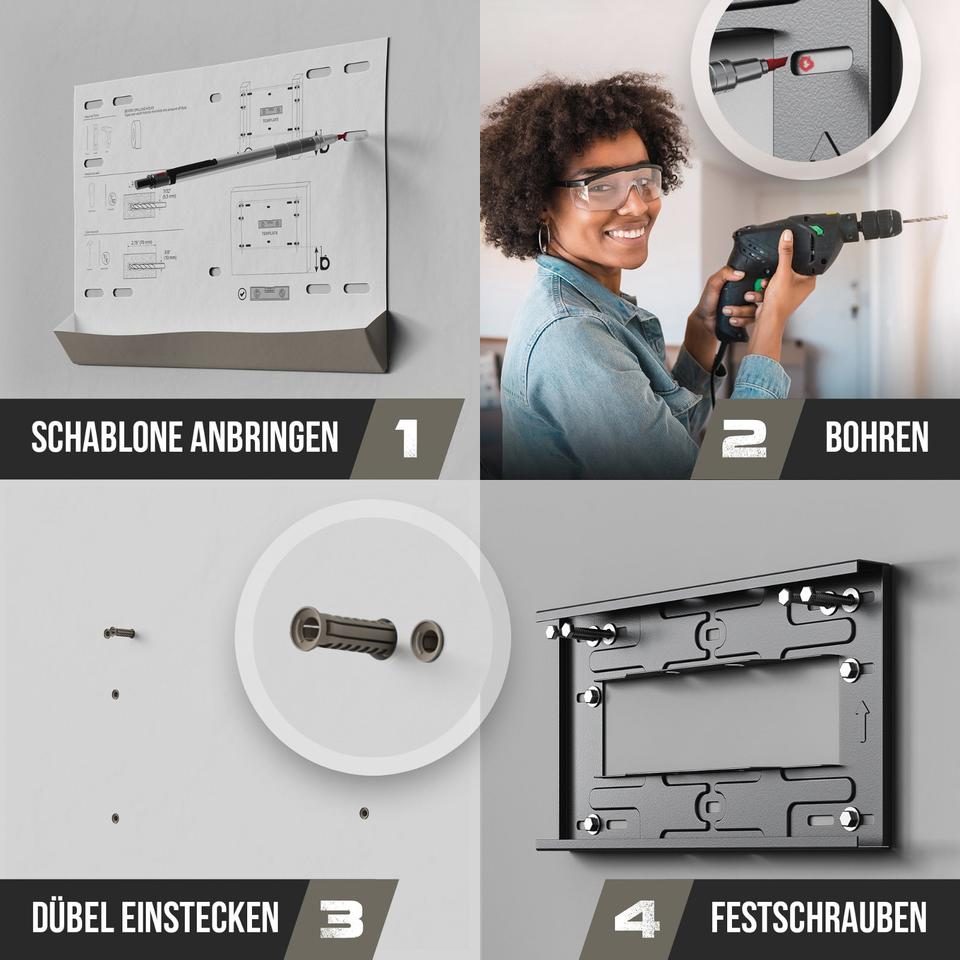 Fernsehhalterung  bis 65" flexibel 80cm ausfahrbar, schwenkbar in Bamberg