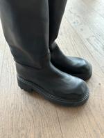 NEU Mango Chunky Leder Boots schwarz 39 Frankfurt am Main - Ostend Vorschau