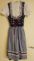 DIRNDL von Esmara 3-tlg. Gr. 38 dunkelblau, hellblau, weiss - top Hessen - Bischofsheim Vorschau