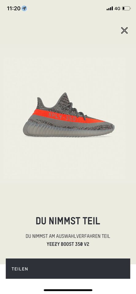 Adidas YEEZY Boost 350 v2 „Beluga Reflective“ EU48 2/3 ; US13,5 in Ober-Mörlen