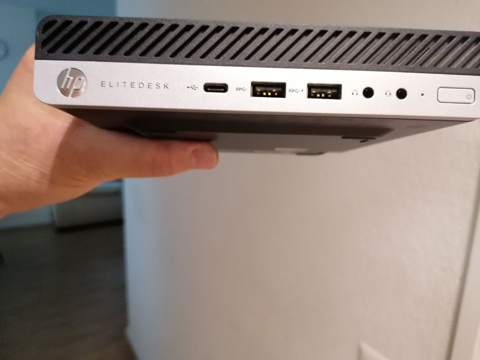 HP Elitedesk 800 G4 Mini 16GB RAM, SSD 512GB, i7 8700, 3.2 GHz in Reutlingen