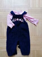 Topomini Set Latzhose Cord Body rosa blau Blumen Rüschen 56 Baby Rheinland-Pfalz - Mainz Vorschau