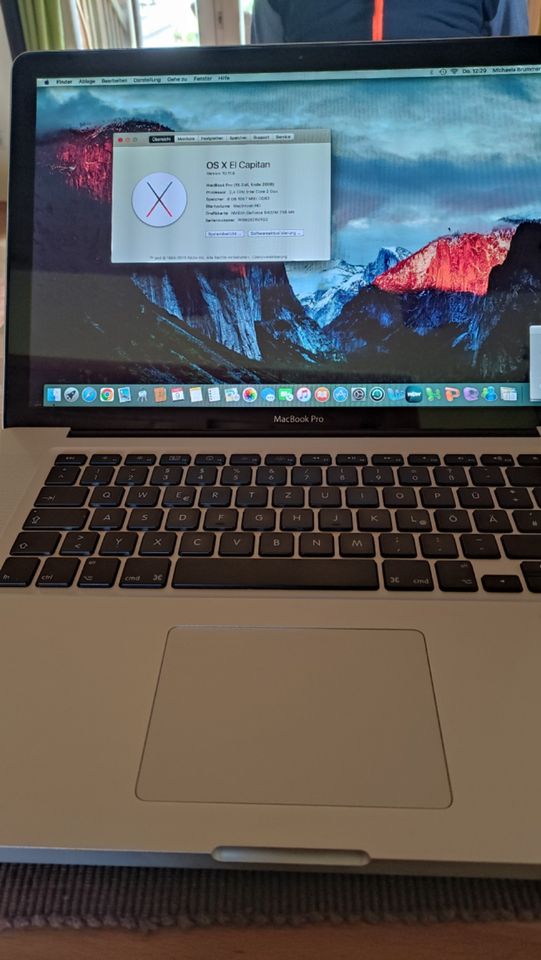 MacBookPro 15 Zoll von 2008, 8 GB Speicher in Burghausen