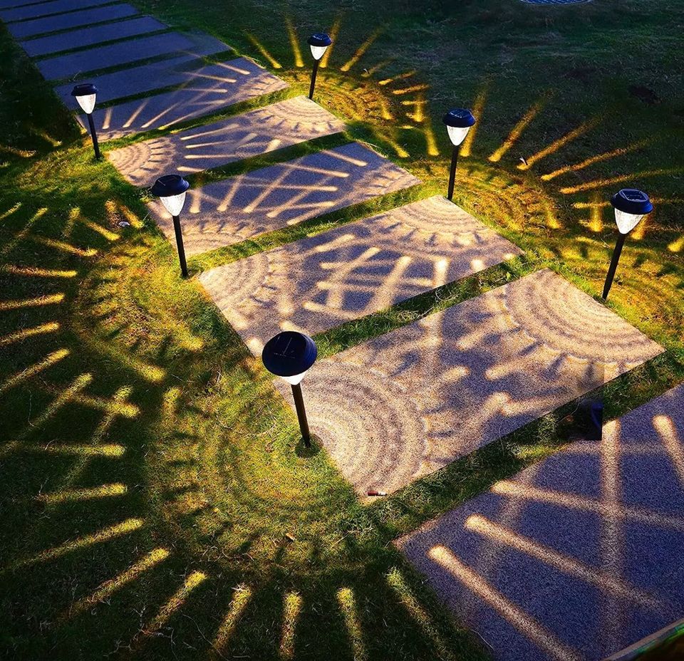 4x Solarlampen Garten Solarleuchten Außen LED Licht Lampen in Bebra