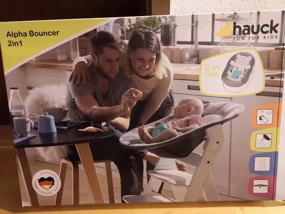 Hauck Alpha Bouncer 2in1 in Grünkraut