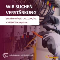 Elektriker (m/w/d) - Ab 21,00€/Std. + 300,00€ Starterprämie Berlin - Tempelhof Vorschau