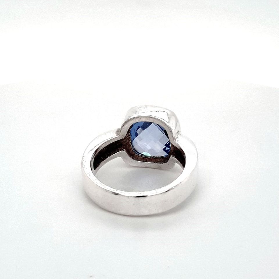 Ring Silber 925 Farbstein Blau Unisex Schmuck Geschenk 186962 in Lübeck