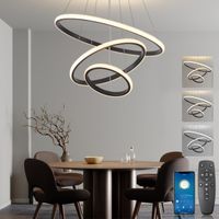 Moderne LED-Pendelleuchte Dimmbar mit Fernbedienung – 45W schwarz Schleswig-Holstein - Bad Oldesloe Vorschau