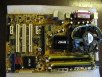 Mainboard ASUS P5PL2 mit Prozessor und Arbeitsspeicher. Brandenburg - Hennigsdorf Vorschau